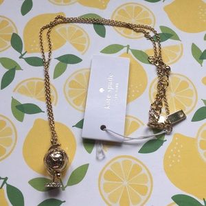 Kate Spade TAKING FLIGHT Pendant Necklace GLOBE